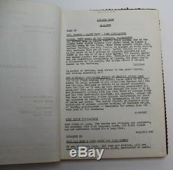 Citizen Kane / Orson Welles 1941 Original Pre-production Movie Script Screenplay