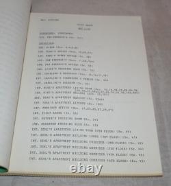 City Heat Original Movie Script Cast List & Set List Screenplay Rare Eastwood