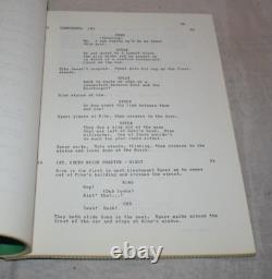 City Heat Original Movie Script Cast List & Set List Screenplay Rare Eastwood