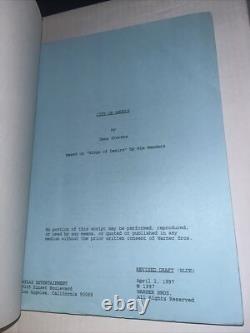 City Of Angels Production Used MOVIE SCRIPT (Blue Revised Draft)