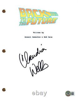 Claudia Wells Signed Autograph Back To The Future Movie Script Screenplay BAS