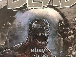 Clayton Crain ORIGINAL Sketch Art 9.8 VENOM Signed Painted Movie Comic Book