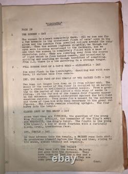 Cleopatra, Original Film Script, Second Draft Of Screenplay, Elizabeth Taylor