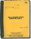 Clint Eastwood Gauntlet Gauntlet Original Screenplay For The 1977 Film #134252