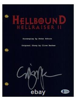 Clive Barker Signed Autographed Hellbound Hellraiser II Movie Script Beckett COA