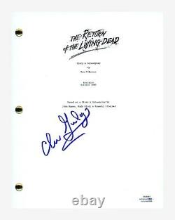Clu Gulager Signed Autographed The Return of the Living Dead Movie Script ACOA