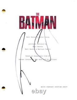 Colin Farrell Signed Autograph The Batman Full Movie Script Screenplay Penguin