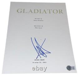 Connie Nielsen Signed Autograph Gladiator Full Movie Script Screenplay Beckett