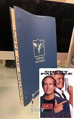 Cops And Robersons Original Script Screenplay Chevy Chase 1993 Movie Prop