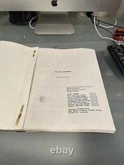 Cops And Robersons Original Script Screenplay Chevy Chase 1993 Movie Prop