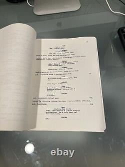 Cops And Robersons Original Script Screenplay Chevy Chase 1993 Movie Prop