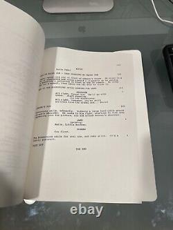 Cops And Robersons Original Script Screenplay Chevy Chase 1993 Movie Prop