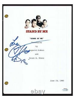 Corey Feldman Signed Autographed STAND BY ME Full Movie Script ACOA Witnessed