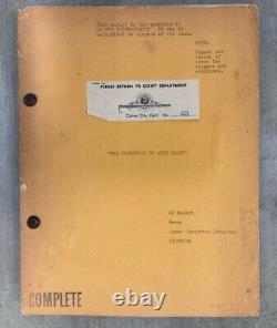 Courtship Of Andy Hardy Original Movie Script Agnes Johnston Signed 1940s Rooney