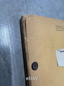 Courtship Of Andy Hardy Original Movie Script Agnes Johnston Signed 1940s Rooney