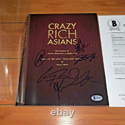 Crazy Rich Asians Signed Movie Script By Cast 6 Cast Beckett Coa Henry Golding