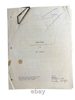 Crazy horse 1979 movie script by Ron Bishop last page is numbered 169