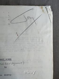 Crazy horse 1979 movie script by Ron Bishop last page is numbered 169