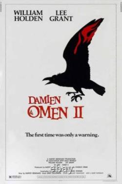 DAMIEN OMEN II / 1977 Screenplay, Antichrist Disciple of Satan, Horror Film