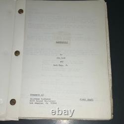 DANGEROUSLY Jim Cash & Jack Epps, Jr. (TOP GUN Writers) Early Unmade Film + COA