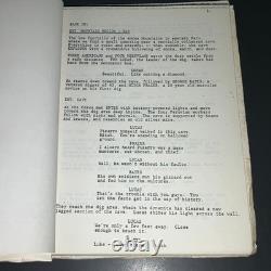 DANGEROUSLY Jim Cash & Jack Epps, Jr. (TOP GUN Writers) Early Unmade Film + COA