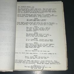 DANGEROUSLY Jim Cash & Jack Epps, Jr. (TOP GUN Writers) Early Unmade Film + COA