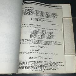 DANGEROUSLY Jim Cash & Jack Epps, Jr. (TOP GUN Writers) Early Unmade Film + COA