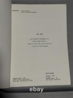 DC Sgt Rock Movie Script Original 1988 Unproduced Schwarzenegger Webb Project
