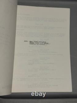 DC Sgt Rock Movie Script Original 1988 Unproduced Schwarzenegger Webb Project