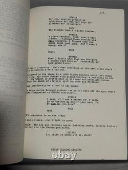 DC Sgt Rock Movie Script Original 1988 Unproduced Schwarzenegger Webb Project