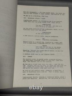 DC The Shadow Script Original 1987 Unproduced Movie Project Handwritten Notes