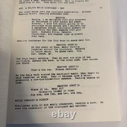 DEAD POETS SOCIETY (Sep 29, 1988) Revised Third draft film script! Original