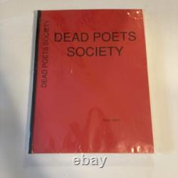 DEAD POETS SOCIETY (Sep 29, 1988) Revised Third draft film script! Original