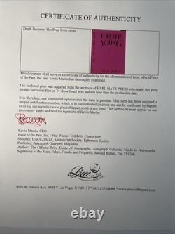 DEATH BECOMES HER movie prop production Original Movies COA BOOK Vintage X1
