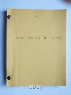 DEATH CAR ON THE FREEWAY (1978) Original Movie Script Hal Needham Psycho Driver