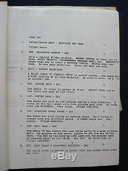 DELIRIOUS ORIGINAL FILM SCRIPT Actor JERRY ORBACH'S COPY JOHN CANDY Film