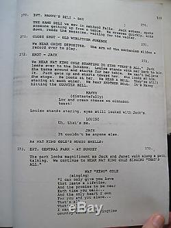 DELIRIOUS ORIGINAL FILM SCRIPT Actor JERRY ORBACH'S COPY JOHN CANDY Film