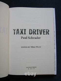 DELUXE TAXI DRIVER SCRIPT SIGNED by DE NIRO, SCORSESE & SCHRADER, Ltd. Edition