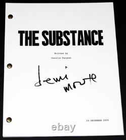 DEMI MOORE Signed THE SUBSTANCE Full Movie SCRIPT Screenplay + PROOF & COA