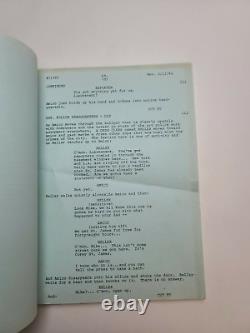 DESTINATION AMERICA / 1986 TV Movie Script, Bruce Greenwood & Joe Pantoliano