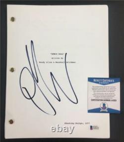 DIANE KEATON autograph signed ANNIE HALL full Movie Script (C) Beckett BAS COA