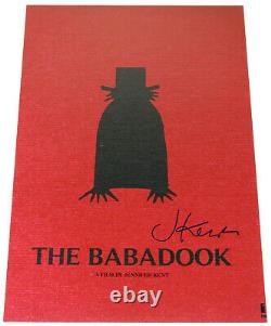 DIRECTOR JENNIFER KENT SIGNED'THE BABADOOK' 12x18 MOVIE POSTER PHOTO 2 COA BOOK