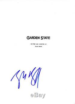 DIRECTOR ZACH BRAFF SIGNED AUTOGRAPHED'GARDEN STATE' FULL MOVIE SCRIPT withCOA