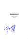 Director Zach Braff Signed Autographed'garden State' Full Movie Script Withcoa