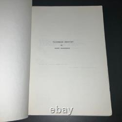 DISTURBING BEHAVIOR 1998 Original Movie Script Katie Holmes Sci-Fi Thriller COA DISTURBING BEHAVIOR 1998 Original Movie Script Katie Holmes Sci-Fi Thriller COA
