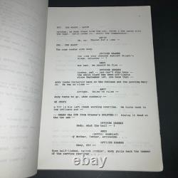 DISTURBING BEHAVIOR 1998 Original Movie Script Katie Holmes Sci-Fi Thriller COA