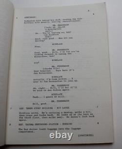 DOGFIGHT / Bob Comfort 1989 Movie Script Screenplay, River Phoenix romance