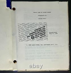 DOIN' TIME ON PLANET EARTH (1986) Darren Starr Cannon Original Script COA