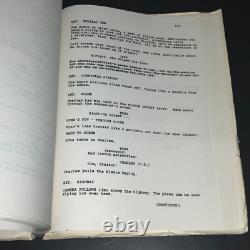 DOIN' TIME ON PLANET EARTH (1986) Darren Starr Cannon Original Script COA