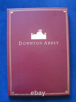 DOWNTON ABBEY Film SCRIPT SIGNED by MAGGIE SMITH & FILM CAST FULL LEATHER